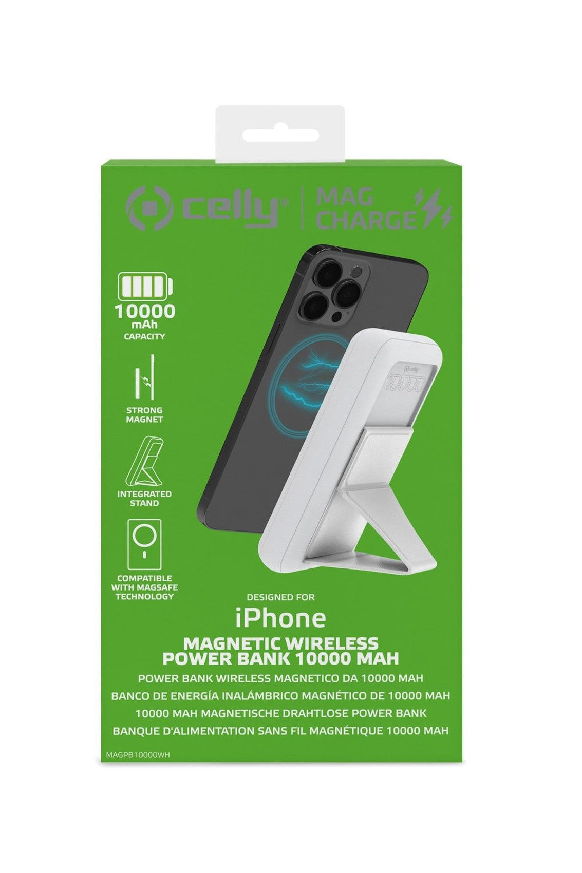 CELLY MAGPB10000 - 15W Wireless Powerbank 10000 mAh