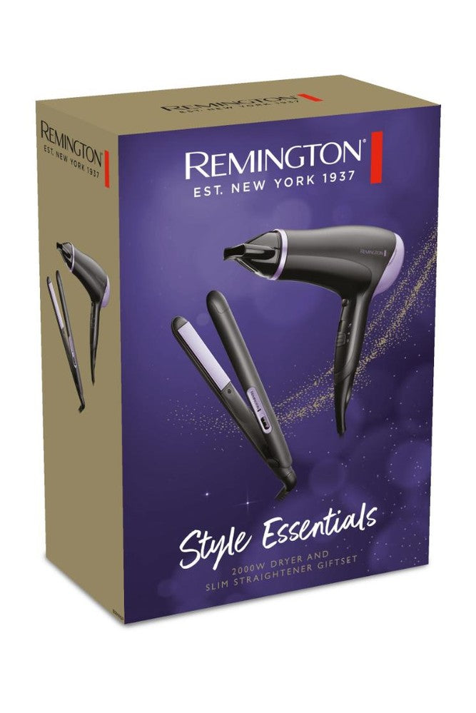 Remington D3016GP asciuga capelli 2000 W Nero REMD3016GP kit con piastra