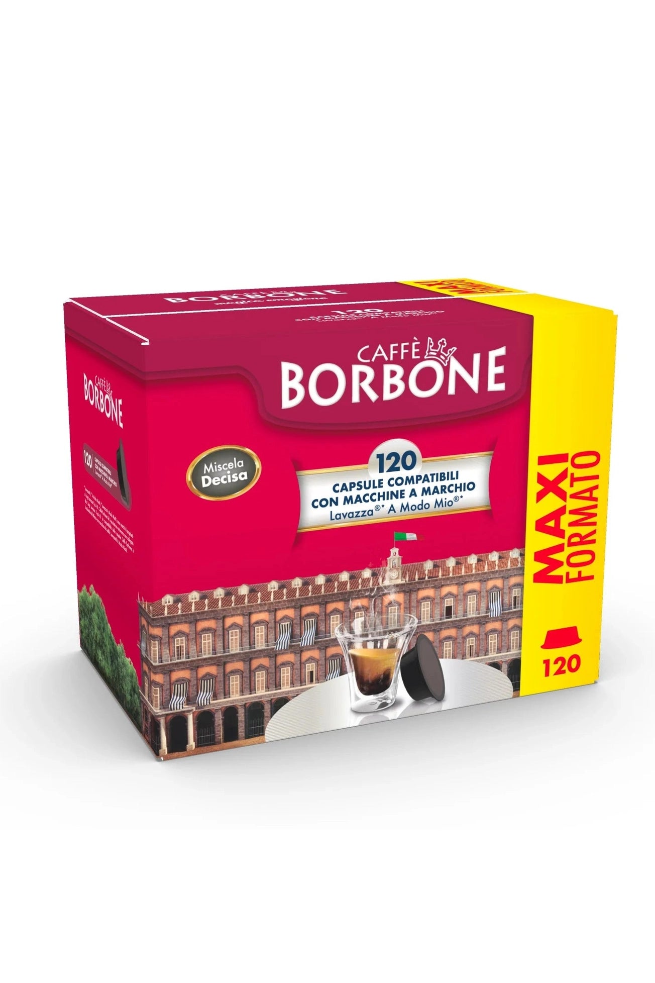Borbone Caffe' Capsule Comp. A Modo Mio Miscela Decisa (Nera) 120pz