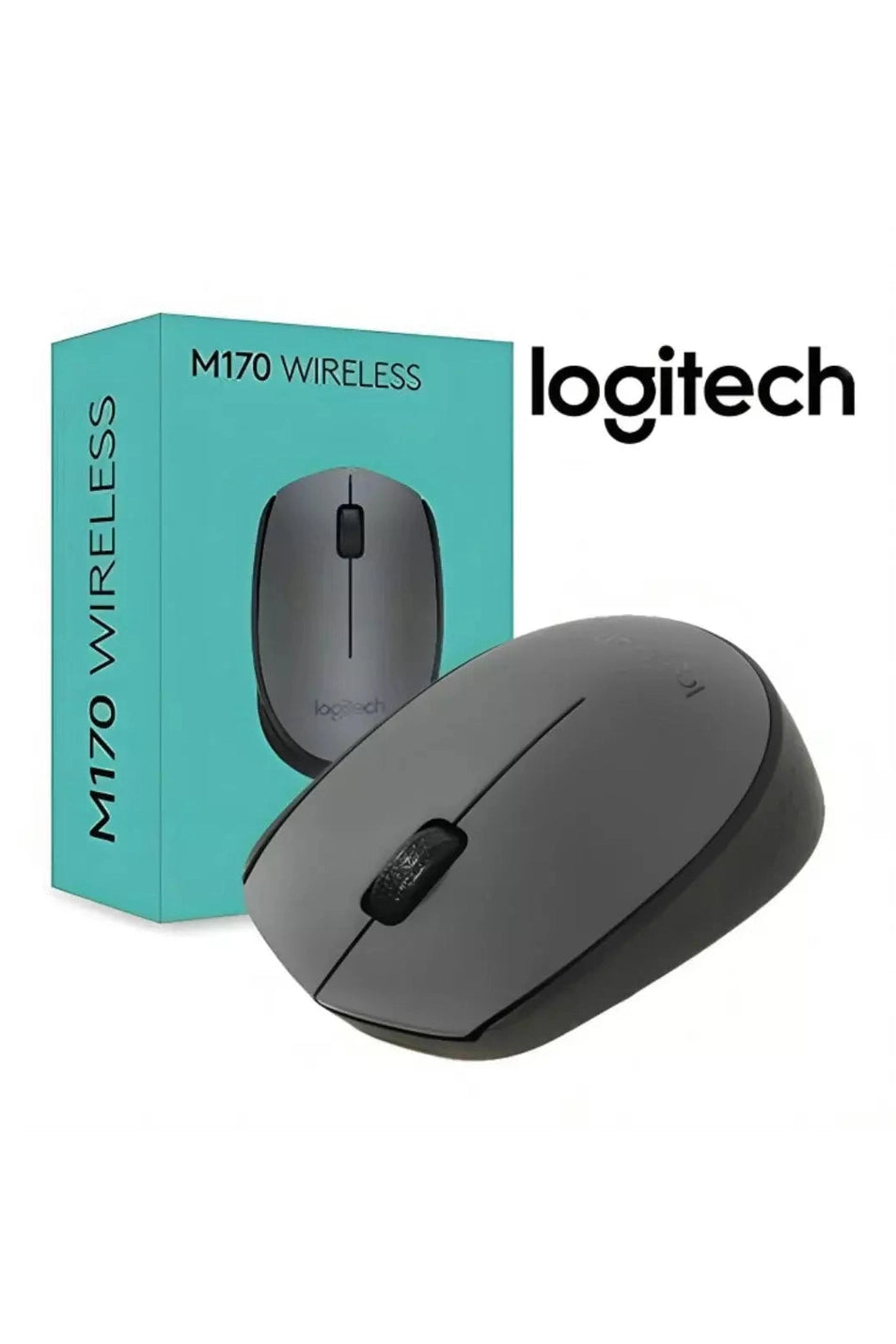 Logitech Mouse wireless M170, 2,4 GHz con ricevitore nano USB, Ottico