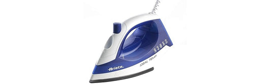 Ariete  ferro da stiro 6244 Piastra Compatta, 1.000 W, Bianco/Blu