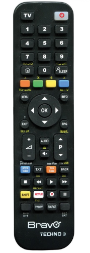 Telecomando bravo per SAT TV universale decoder sky Samsung LG Philips Panasonic Bolva ecc.