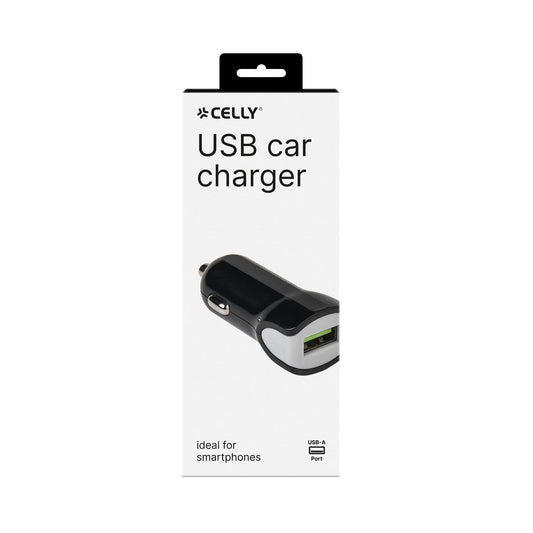 CELLY CCUSBTURBO - 12W USB-A Car Charger (AUTO)