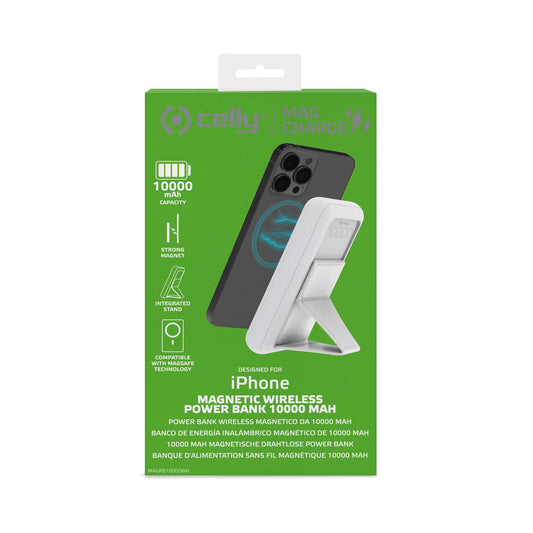 CELLY MAGPB10000 - 15W Wireless Powerbank 10000 mAh