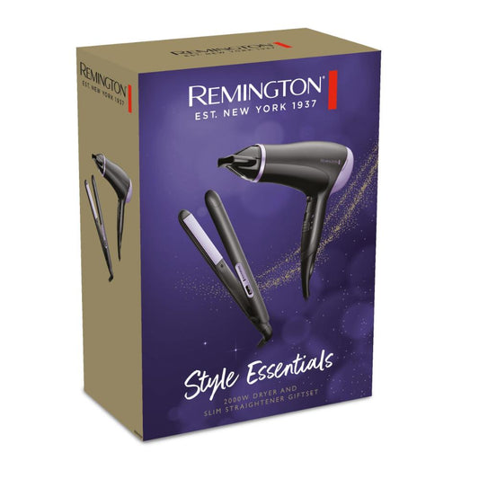 Remington D3016GP asciuga capelli 2000 W Nero REMD3016GP  kit con piastra