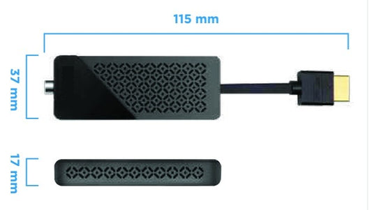 T2-300HD Decoder dvb-t2 a scomparsa con cavo HDMI integrato